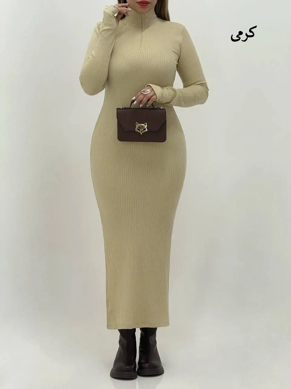 3701-پیراهن بلند فینگری